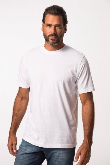 JP1880 702558 T-shirt med rund hals Hvid - T-shirts - T-shirts i store størrelser - 2XL-14XL