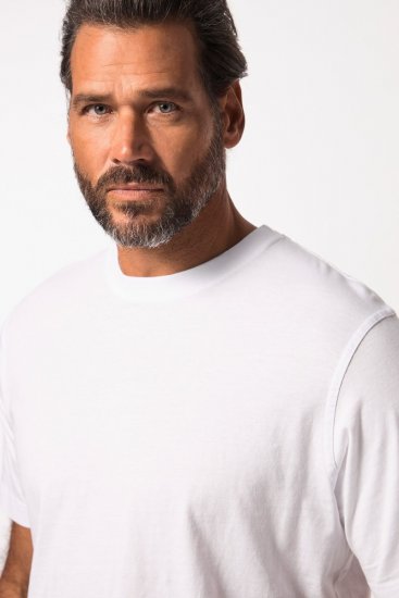 JP1880 702558 T-shirt med rund hals Hvid - T-shirts - T-shirts i store størrelser - 2XL-14XL