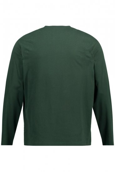 JP1880 Long Sleeve OEKO-TEX T-shirt Green - T-shirts - T-shirts i store størrelser - 2XL-14XL