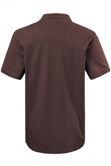 JP1880 702560 Poloshirt Mahognibrun - Polotrøjer - Polotrøjer 2XL-8XL