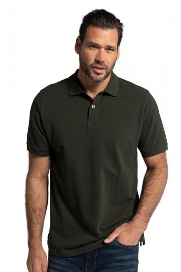JP1880 702560 Poloshirt Mørk oliven - Polotrøjer - Polotrøjer 2XL-8XL
