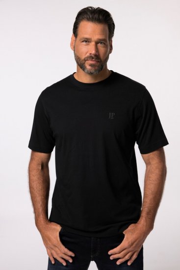 JP1880 702637 T-shirt med rund hals 2-pak Mørklilla/Sort - T-shirts - T-shirts i store størrelser - 2XL-14XL
