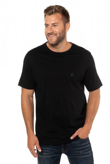 JP1880 702637 T-shirt med rund hals 2-pak Sort - T-shirts - T-shirts i store størrelser - 2XL-14XL