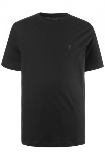 JP1880 702637 T-shirt med rund hals 2-pak Sort - T-shirts - T-shirts i store størrelser - 2XL-14XL