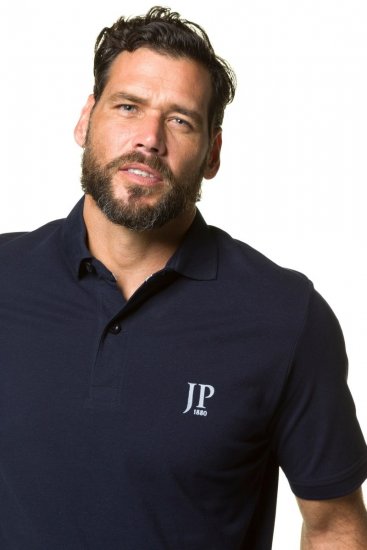 JP1880 704317 Poloshirt 2-pak Sort/Mørkeblå - Polotrøjer - Polotrøjer 2XL-8XL