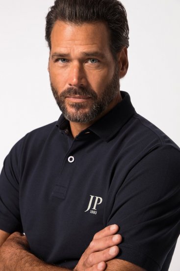 JP1880 704317 Poloshirt 2-pak Mørkeblå/Gråmeleret - Polotrøjer - Polotrøjer 2XL-8XL