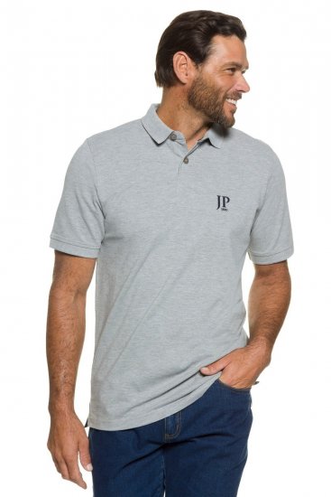JP1880 704317 Poloshirt 2-pak Mørkeblå/Gråmeleret - Polotrøjer - Polotrøjer 2XL-8XL