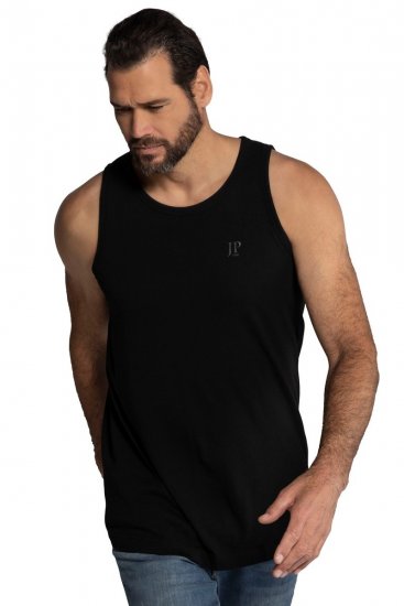 JP1880 705145 Tanktop Sort - T-shirts - T-shirts i store størrelser - 2XL-14XL