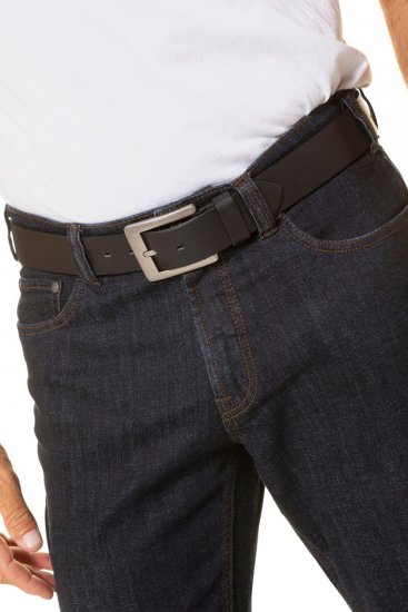 JP1880 705233 Læderbælte Sort - Bælter - Store Bælter - W40-W70/2XL-8XL