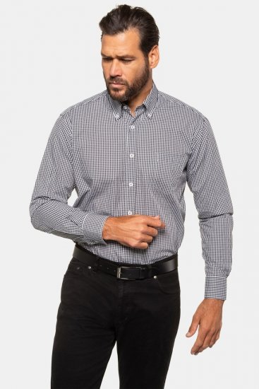 JP1880 707865 Læderbælte Sort - Tilbehør - Accessories til herrer