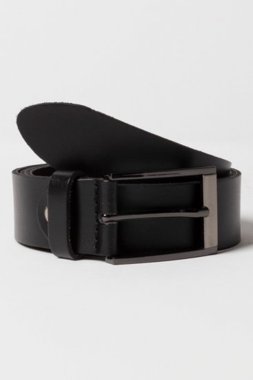 JP1880 707865 Læderbælte Sort - Tilbehør - Accessories til herrer