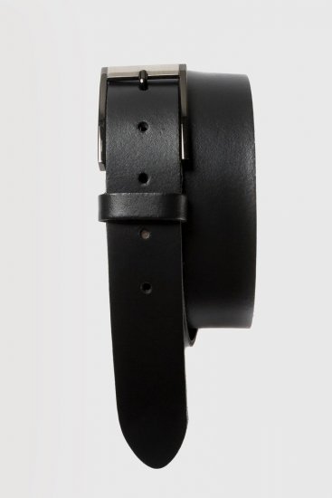 JP1880 707865 Læderbælte Sort - Tilbehør - Accessories til herrer