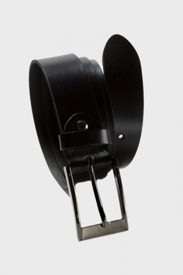 JP1880 707865 Læderbælte Sort - Tilbehør - Accessories til herrer