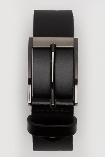 JP1880 707865 Læderbælte Sort - Tilbehør - Accessories til herrer