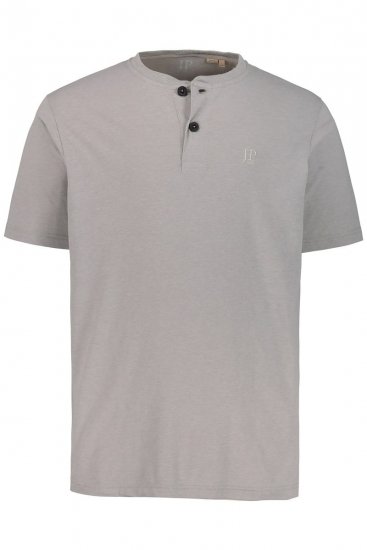 JP1880 708420 Henley-shirt 2-pak Gråmeleret - T-shirts - T-shirts i store størrelser - 2XL-14XL