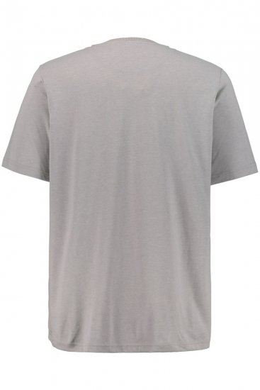 JP1880 708420 Henley-shirt 2-pak Gråmeleret - T-shirts - T-shirts i store størrelser - 2XL-14XL