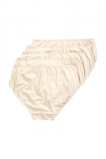 Ulla Popken 710201 Trusser 5-pak Beige - Trusser - 