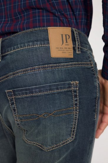 JP1880 Jeans Straight Fit Super Stretch Denim Used Blue - Jeans og bukser - Herrejeans og bukser i store størrelser W40-W70