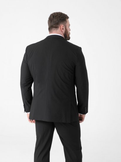 D555 Ted 4 Way Stretch Tailored Suit Jacket Sort - Habitter og blazere - Habitter og jakkesæt i store størrelser
