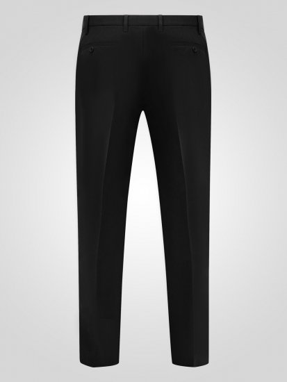 D555 Ted 4 Way Stretch Tailored Trouser Sort - Habitter og blazere - Habitter og jakkesæt i store størrelser
