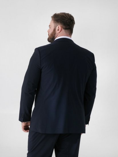 D555 Ted 4 Way Stretch Tailored Suit Jacket Mørkeblå - Habitter og blazere - Habitter og jakkesæt i store størrelser