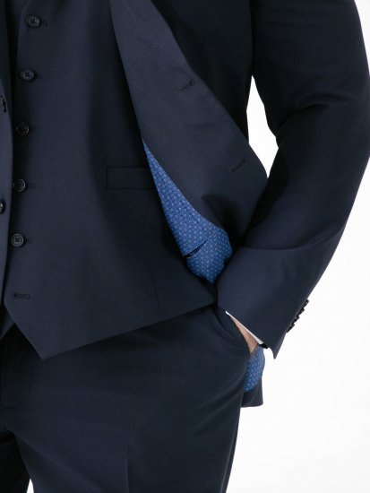 D555 Ted 4 Way Stretch Tailored Suit Jacket Mørkeblå - Habitter og blazere - Habitter og jakkesæt i store størrelser