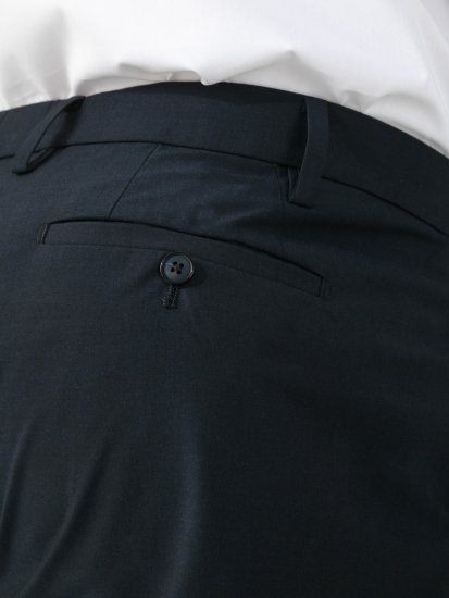 D555 Ted 4 Way Stretch Tailored Trouser Mørkeblå - Habitter og blazere - Habitter og jakkesæt i store størrelser