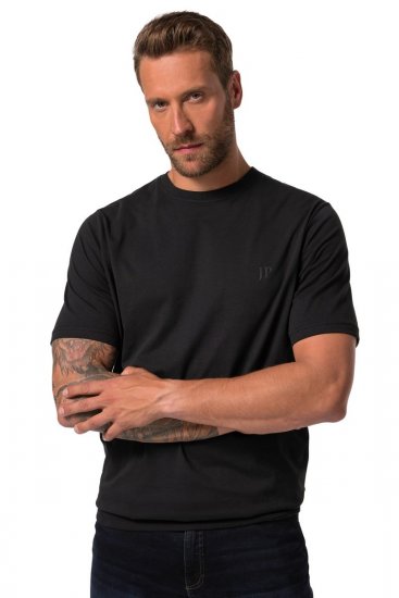 JP1880 712616 T-shirt med maveform Sort - T-shirts - T-shirts i store størrelser - 2XL-14XL