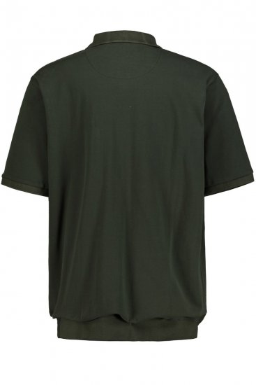 JP1880 712617 Poloshirt med maveform Mørk oliven - Polotrøjer - Polotrøjer 2XL-8XL