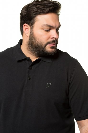 JP1880 712617 Poloshirt med maveform Sort - Polotrøjer - Polotrøjer 2XL-8XL