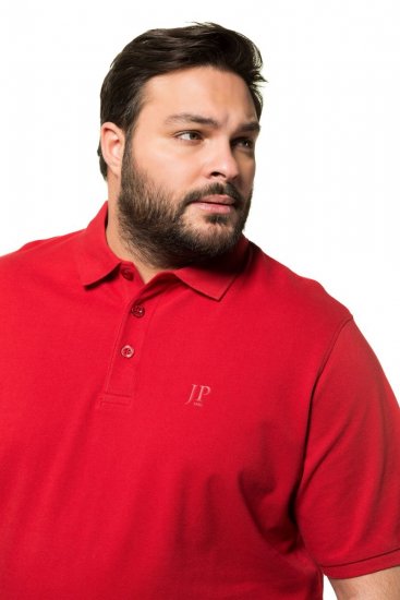 JP1880 712617 Poloshirt med maveform Chilirød - Polotrøjer - Polotrøjer 2XL-8XL