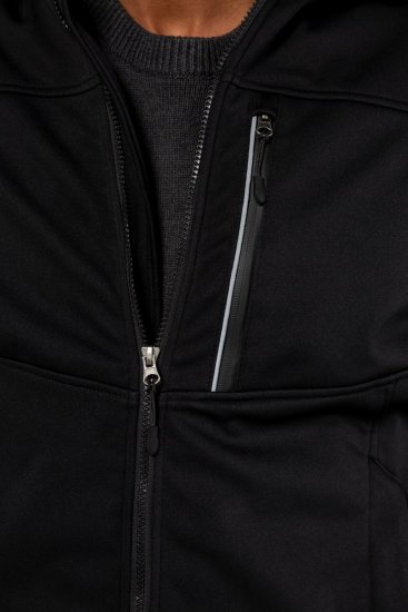 JP1880 714279 Softshelljakke med fleecefor Sort - Jakker - Jakker i store størrelser, 2XL- 12XL