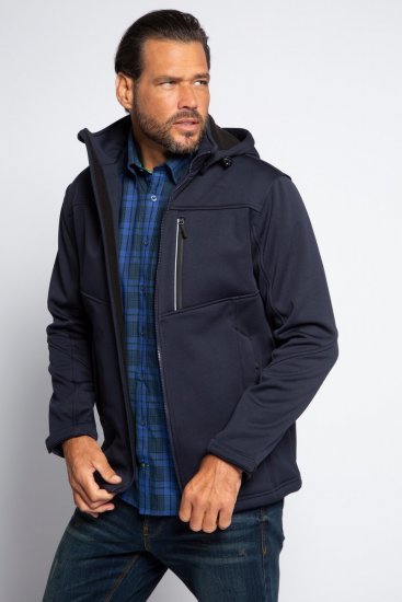 JP1880 Jacket Fleece Lined Softshell Navy - Jakker - Jakker i store størrelser, 2XL- 12XL