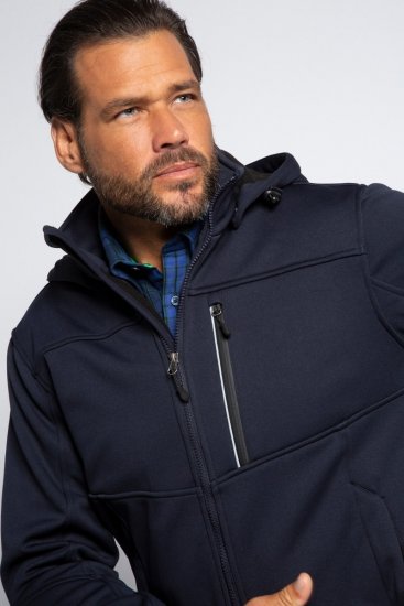 JP1880 Jacket Fleece Lined Softshell Navy - Jakker - Jakker i store størrelser, 2XL- 12XL