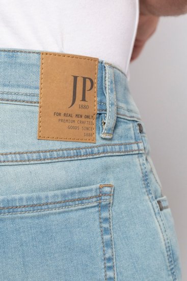 JP1880 Jeans Regular Fit 5-Pocket Bleached Denim - Jeans og bukser - Herrejeans og bukser i store størrelser W40-W70