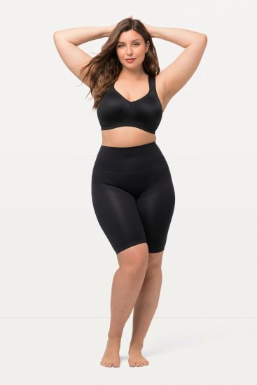 Ulla Popken 714677 Formende shorts Sort - Shapewear - 