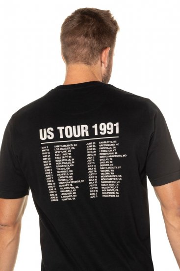 JP1880 Guns N’ Roses Skull Comfort Fit Band T-Shirt Black - T-shirts - T-shirts i store størrelser - 2XL-14XL