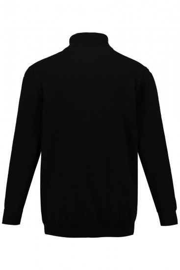 JP1880 716842 Half-zip striktrøje Sort - Trøjer og hættetrøjer - Trøjer og Hættetrøjer i store størrelser - 2XL-14XL