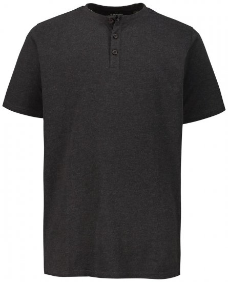 JP1880 726695 Henley-shirt Koksgrå - T-shirts - T-shirts i store størrelser - 2XL-14XL