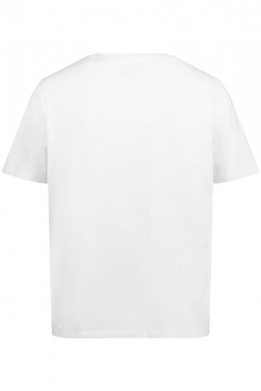 JP1880 726695 Henley-shirt Hvid - T-shirts - T-shirts i store størrelser - 2XL-14XL