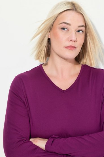 Ulla Popken 751623 Hurtigtørrende skitrøje Rosa - Skitøj - 