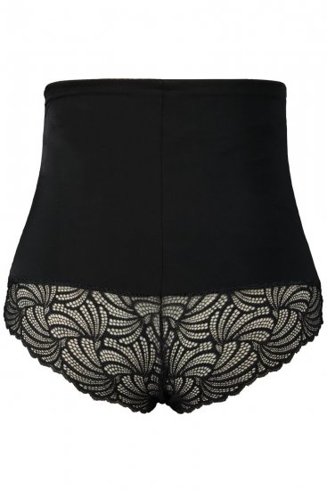 Ulla Popken 781632 Formende trusser med høj talje Sort - Shapewear - 