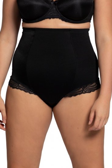 Ulla Popken 781632 Formende trusser med høj talje Sort - Shapewear - 