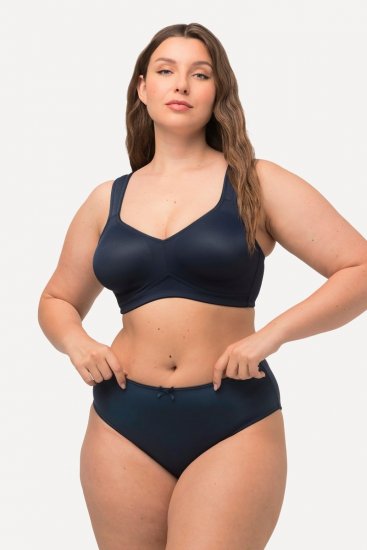 Ulla Popken 781658 Trusser 2-pak Mørkeblå - Trusser - 