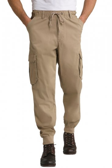 JP1880 782635 Cargobukser med benlommer Sand - Jeans og bukser - Herrejeans og bukser i store størrelser W40-W70