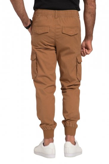 JP1880 782635 Cargobukser med benlommer Karamelbrun - Jeans og bukser - Herrejeans og bukser i store størrelser W40-W70