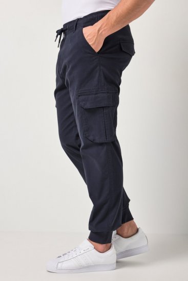 JP1880 Stretchy FLEXNAMIC Cargo Pants Navy - Cargobukser til mænd i store størrelser - Cargobukser til mænd i store størrelser