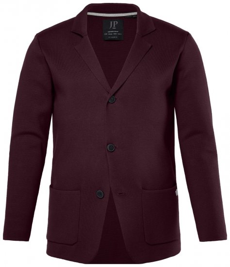 JP1880 Milano Flexnamic Strikket blazer Aubergine - Habitter og blazere - Habitter og jakkesæt i store størrelser