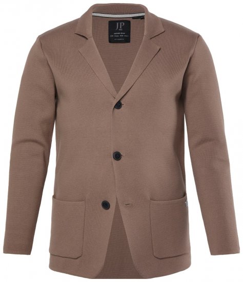 JP1880 Milano Flexnamic Strikket blazer Nøddebrun - Habitter og blazere - Habitter og jakkesæt i store størrelser