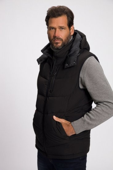 JP1880 Quilted Gilet DownTouch Padding Black - Jakker - Jakker i store størrelser, 2XL- 12XL